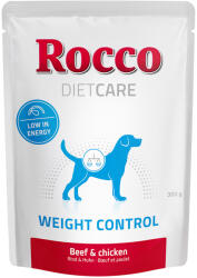 Rocco 24x300g Rocco Diet Care Weight Control marha & csirke tasakos nedves kutyatáp