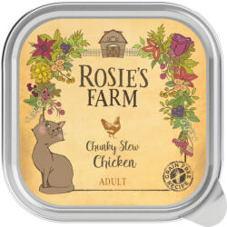 Rosie's Farm 16 x 100 g Rosie's Farm Adult csirke nedves macskatáp 10% árengedménnyel