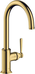 Hansgrohe Baterie de bucătărie, Axor, Montreux 260, pipă mobilă, auriu lucios, 16580990 (16580990)