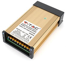 V-TAC Vízálló LED tápegység 12 Volt (400W/33A) IP45, ventilátor ( 3233)
