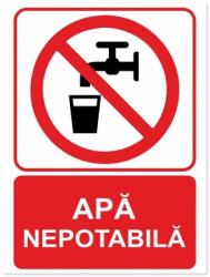  Indicator Apa nepotabila, 105x148mm IIA6ANP