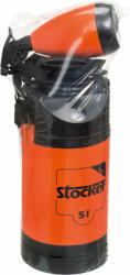 Stocker Pompa manuala de presiune cu rezervor de 5 litri, manometru si pulverizator de 1 litru