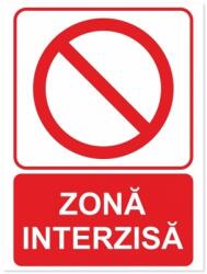  Indicator Zona interzisa, 105x148mm IIA6ZI