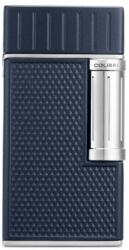 Colibri Julius Navy + Chrome szivar öngyújtó, dupla lánggal (C-LI221C23)