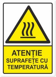  Indicator Atentie suprafete cu temperatura, 105x148mm IAA6AST