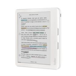 Kobo EBook Reader Kobo Libra Colour, 7inch, 32GB, White-DESIGILAT (N428-KU-WH-K-CK-DESIGILAT) eReader