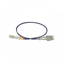 Emtex Patch Fibra Optica Emtex Patchcord FO SC/PC-LC/PC, MM OM4 50/125, manta LSZH 3.0mm, duplex 1m - Emtex (SC-LC-MM4/DX-1)