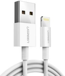 UGREEN Кабел Ugreen - US155, USB-A/Lightining, 2 m, бял (04030201)