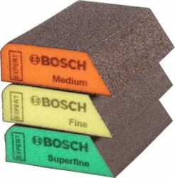 Bosch Expert S470 Kombi Csiszolószivacs készlet (Medium / Fine / Superfine) - 97x69x26mm (2608901174)