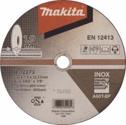 Makita B-12273 A60T Inox vágótárcsa - 230mm (B-12273)