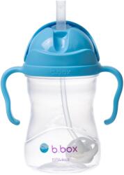 b.box Sticlă cu pai pentru bebeluși b. box - Sippy cup, 240 ml, Blueberry (BX501)