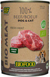  Biofood Biofood Organic 100% Vită pentru câini și pisici - 12 x 400 g