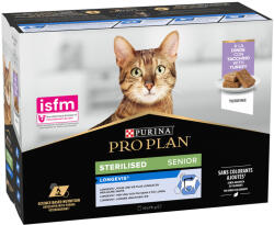 PRO PLAN Pro Plan Purina Sterilised Cat Senior 7+ - Curcan (10 x 75 g)