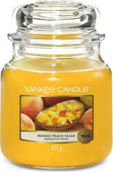 Yankee Candle Lumânare Yankee, salsa de mango și piersici într-un borcan de sticlă 411 g (NW169644)