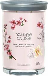 Yankee Candle Yankee Candle, Cirese roz si vanilie, Lumanare intr-un cilindru de sticla 567 g (NW3499806)