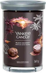 Yankee Candle Yankee Candle, Lumanare de nuca de cocos neagra intr-un cilindru de sticla 567 g (NW3499786)