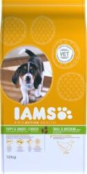 Iams ProActive Health Puppy & Junior Small & Medium Kicsi és közepes fajtájú kölyökkutyáknak csirkével 24 kg (2x12 kg)