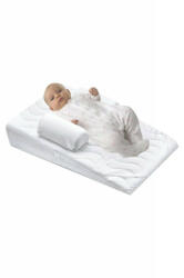 BabyJem Pozitionator cu plan inclinat si penute Baby Eco Reflux White (bj_594) Saltea bebelusi