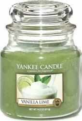 Yankee Candle Yankee gyertya, vanília lime-mal Gyertya üvegedényben 411 g (NW169676)