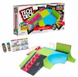 Tech Deck Set mini rampe, Tech Deck, Neon Mega Park X-Connect, 6063752