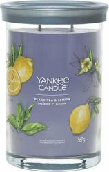 Yankee Candle Yankee gyertya, Fekete tea citrommal, Gyertya üveghengerben 567 g (NW3499811)