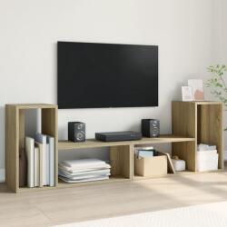 vidaXL 2 db sonoma tölgy színű szerelt fa TV-szekrény 75 x 30 x 50 cm (840788)