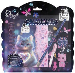 Derform Cleo és Frank kulcsos napló szett - cicás (PK2W1CF43) (PK2W1CF43)