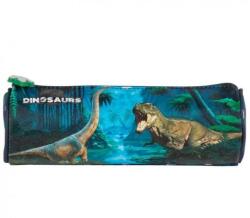 DERFORM Dinoszauruszok henger alakú tolltartó - kék (PTDN19)