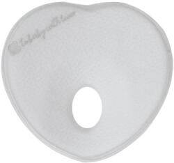 KikkaBoo - Pernă ergonomică din spumă cu memorie Heart Airknit Grey (31106010140KB) Lenjerii de pat bebelusi‎, patura bebelusi