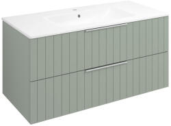 SAPHO CIRASA Mosdótartó szekrény, 2 fiókkal, 99, 8x52x46cm, verde strip (CR100-4444S) (CR100-4444S) - szaniteresklimacenter