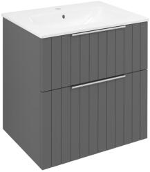 SAPHO CIRASA Mosdótartó szekrény, 2 fiókkal, 59, 2x64x46cm, carina strip (CR601-4141S) (CR601-4141S) - szaniteresklimacenter
