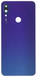  Xiaomi Redmi Note 7 akkufedél (hátlap) kamera lencsével és ragasztóval, kék (utángyártott)