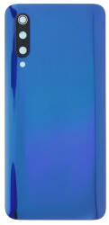Xiaomi Mi 9 akkufedél (hátlap) kamera lencsével és ragasztóval, kék (utángyártott)
