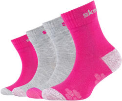 Skechers Sosete Femei 4PPK Wm Mesh Ventilation Glow Socks Skechers roz 39 / 42