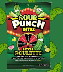 Sour Punch Bites Pickle Roulette savanyú uborka gumicukor 140g - patikamra