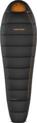 Hannah SHERPA 300 Negru, Portocaliu 230 cm - fermoar dreapta (10041230HHX01E59) Sac de dormit