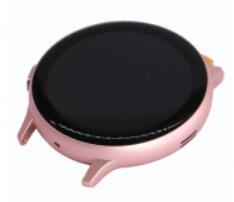 Samsung R820, R825 Galaxy Watch Active2 44mm előlap keret, lcd kijelző és érintőpanel, arany (gyári)