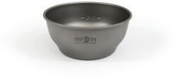 Origin Outdoors Bowl Castron de călătorie din titan cu indicator de conținut 400 ml Castron