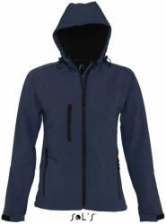 SOL'S Replay Women - kapucnis softshell dzseki (french navy, L) (so46802fn-l)