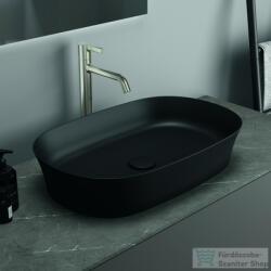 Ideal Standard IPALYSS 60x38 cm-es pultra ültethető mosdó nem zárható leeresztővel, matt fekete E1396V3 (E1396V3)