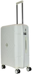 Benzi Matrix fehér 4 kerekű közepes bőrönd (BZ5752-M-feher)