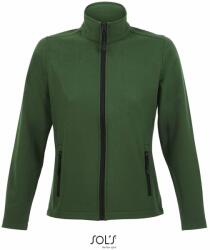 SOL'S Race Women - softshell zipzáros dzseki (bottle green, S) (so01194bg-s)