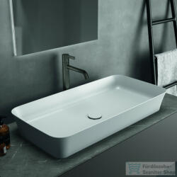 Ideal Standard IPALYSS 80x40 cm-es pultra ültethető mosdó nem zárható leeresztővel, matt fehér E1391V1 (E1391V1)