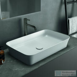 Ideal Standard IPALYSS 65x40 cm-es pultra ültethető mosdó nem zárható leeresztővel, matt fehér E1886V1 (E1886V1)