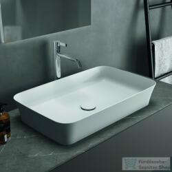 Ideal Standard IPALYSS 65x40 cm-es pultra ültethető mosdó leeresztő nélkül, fehér E188601 (E188601)