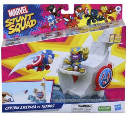 Hasbro Set Hasbro Marvel: Echipa de cascadori, Mini set de joc Captain America vs Thanos Figurina