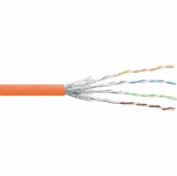 InLine Rola 100m cablu de retea RJ45 Cat. 6 S/FTP PiMF Orange, InLine IL76499O (IL76499O)