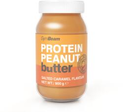 GymBeam Unt de arahide proteic Nuts & Whey 1000 g 6 x 900 g caramel sărat