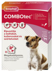 Beaphar COMBOtec Spot-on S bolha- és kullancsirtó kistestű kutyáknak 3x67mg