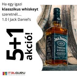 Jack Daniel's 1, 0 40% AKCIÓS CSOMAG (5+1)